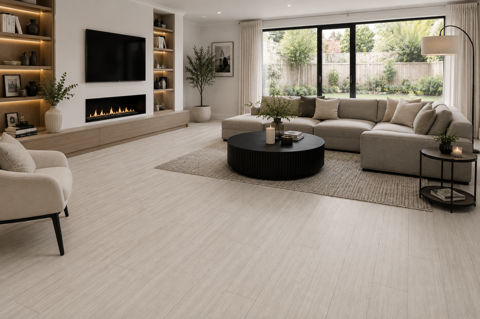 SPC CLICK FLOORING Light Beige 6MM