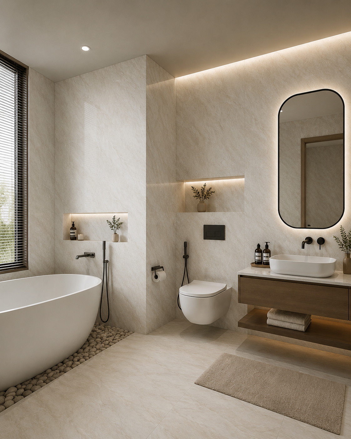 Beige marble Gloss