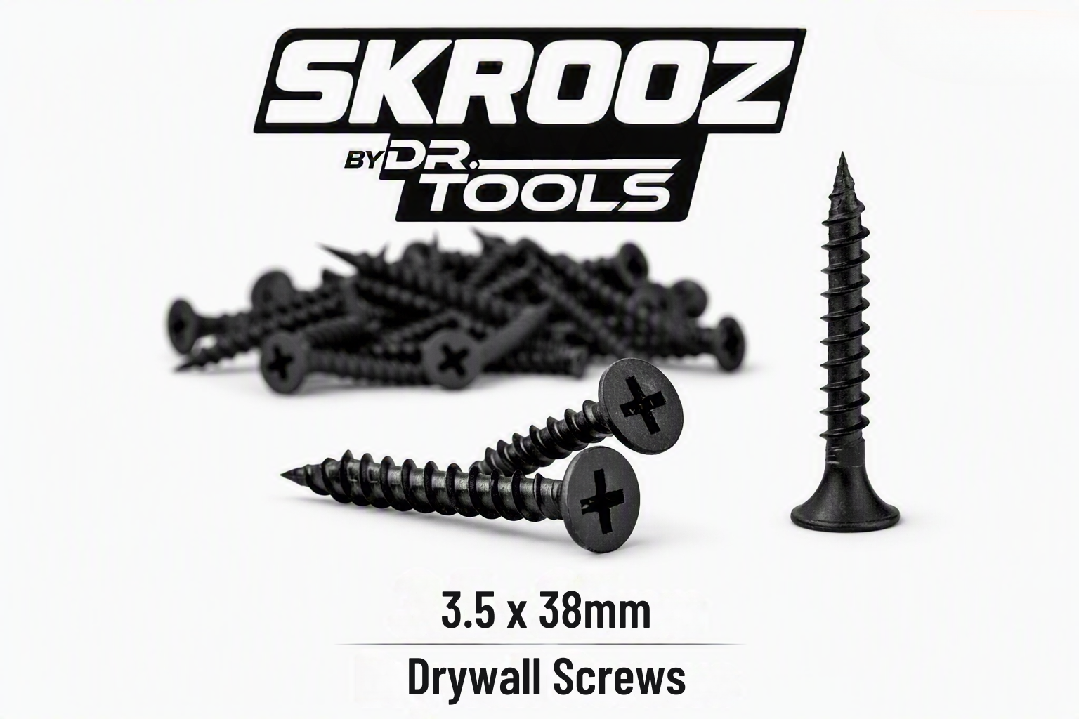 DRYWALL SCREW FINE THREAD 3.5 x 38mm ~ 200pcs