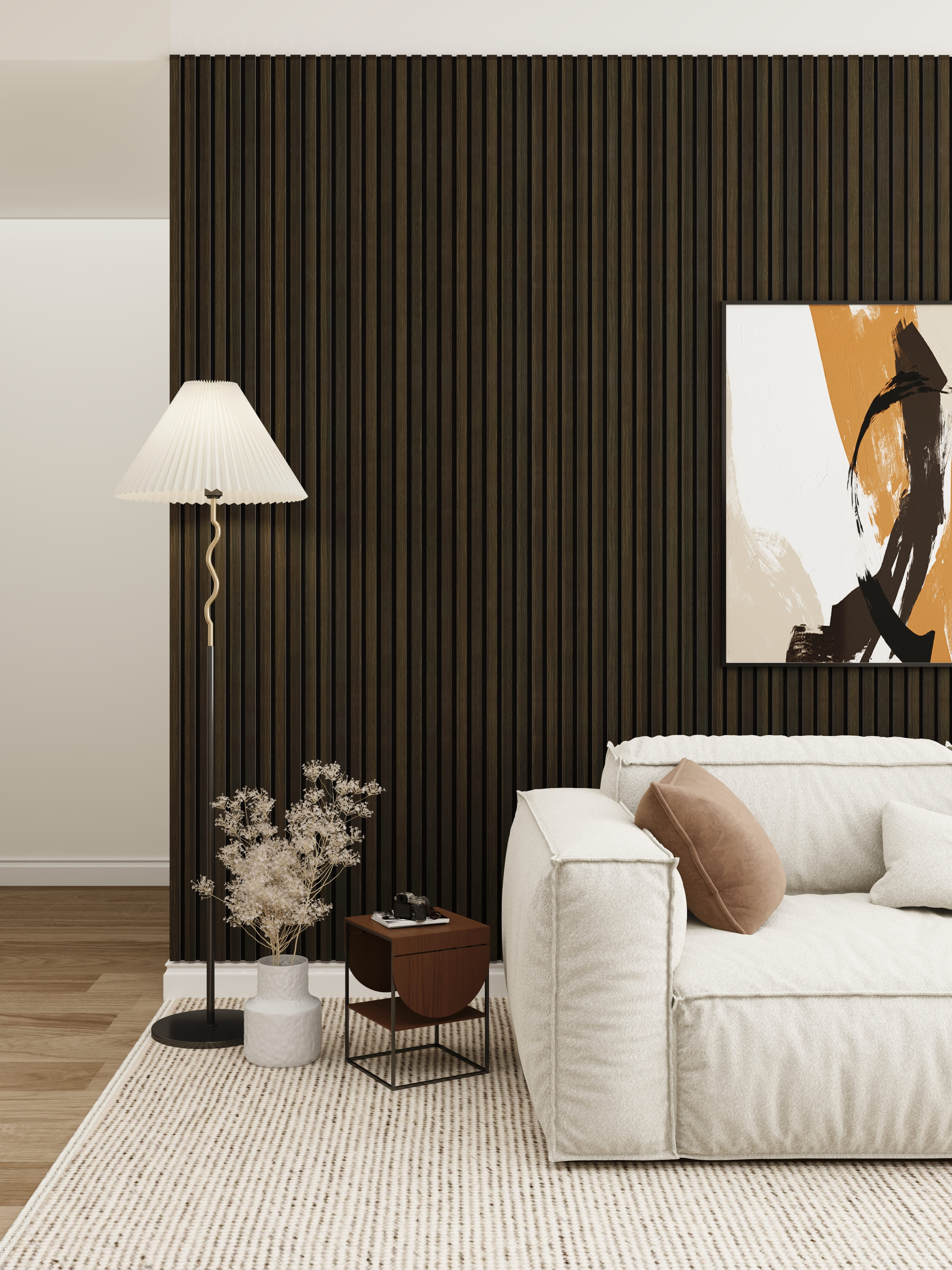 Smoked Oak Acoustic Panel