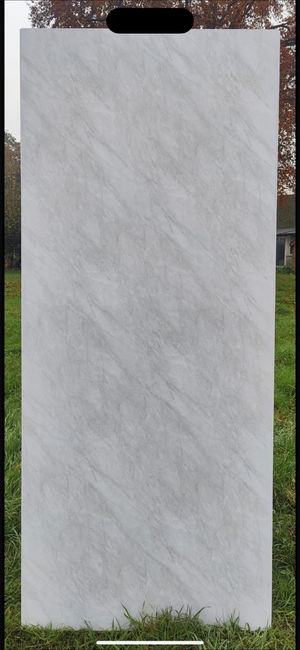 PVC Shower Panel Grey marble Gloss