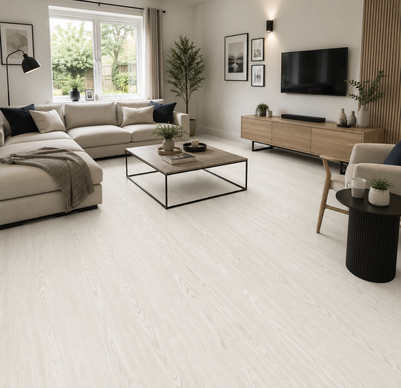 SPC CLICK FLOORING White 6MM